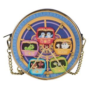 Loungefly Disney Carousel Character Crossbody Bag